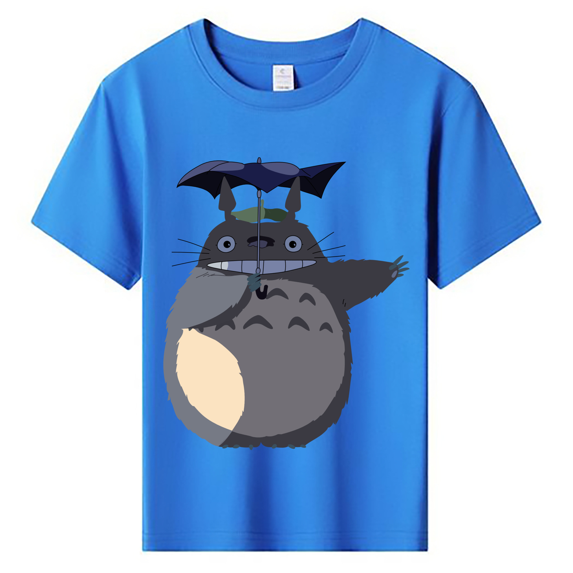 （画像用） となりのトトロ 草壁メイ 草壁サツキ My Neighbor Totoro Satsuki Kusakabe Mei Kusakabe 綿100％キッズTシャツ（フロントプリント）